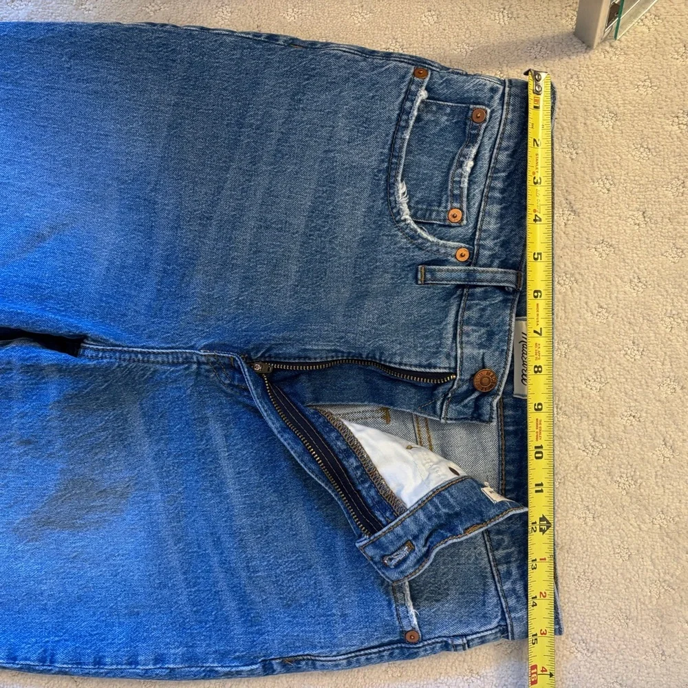 Madewell Classic Straight Jeans in Blue Denim - Picture 2 of 5